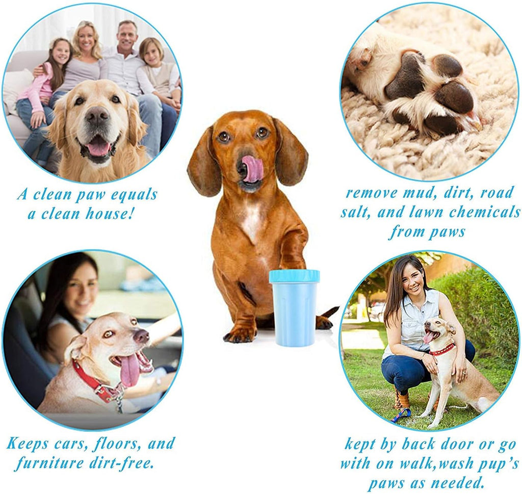 Revolutionary Dog Paw Cleaner Cup - Effortless Mud and Dirt Removal for Your Furry Friends!